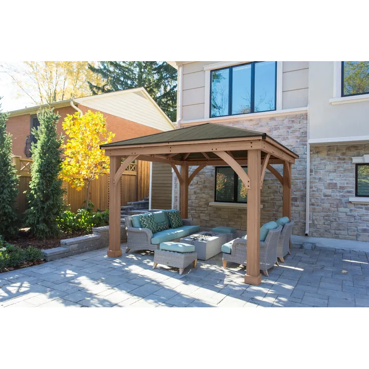 Westmann Holz Pavillon Devon 1212 | Natur |