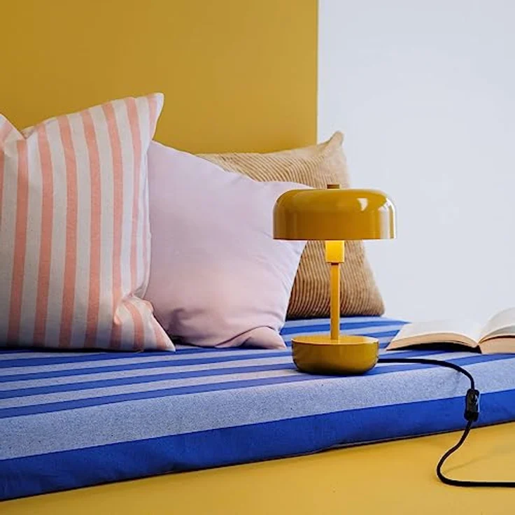 Dyberg Larsen Haipot Curry, Tischlampe G9 mit LED-Technologie für Nachttisch und Schreibtisch – Bild 6