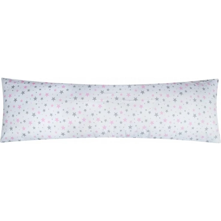 Heubergshop Seitenschläferkissenbezug, (1 Stück), 40x145cm Sterne in 100% Baumwolle Kinder Bezug Kissenbezug (EW-640/2) – Bild 2