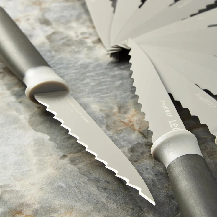 Berghoff 3950046 Messerset mit 4 Steakmessern, 11,5 cm, Grau – Bild 6