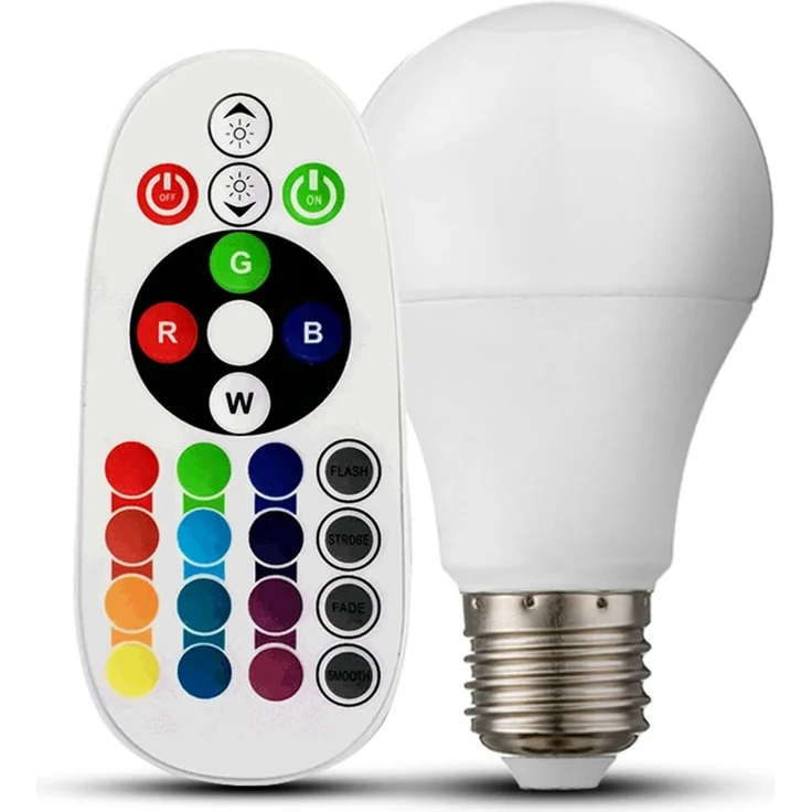 RGB LED Wandleuchte, rost-farben, Alu Druckguss, H 32 cm, TANARO – Bild 8