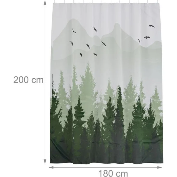 Duschvorhang 180x200 cm mit Motiv 10050433_1572 – Bild 4
