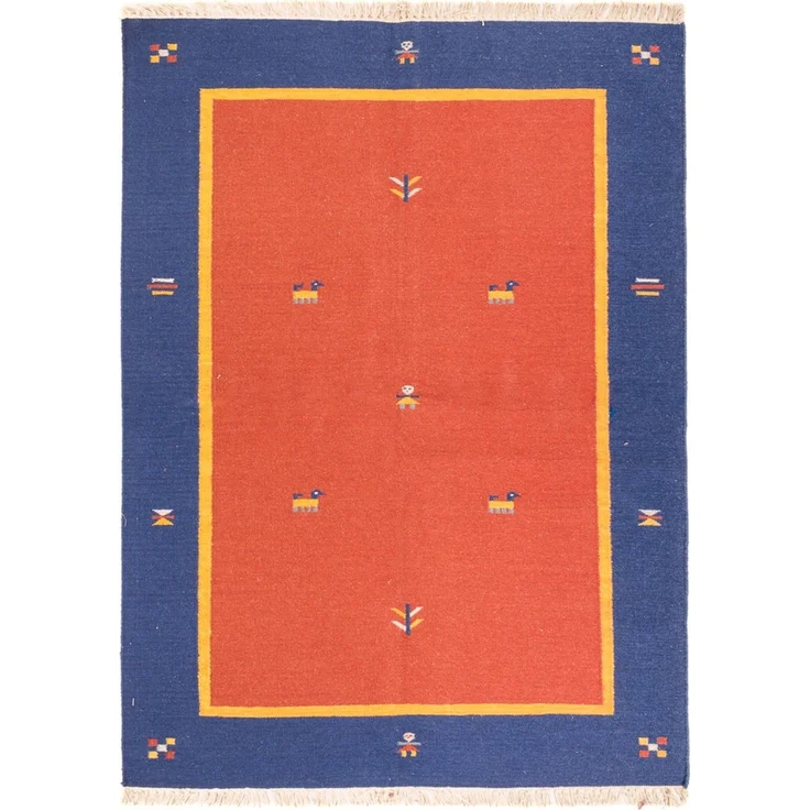 Kelim Teppich - Trendy - 200 x 140 cm - mehrfarbig – Bild 1
