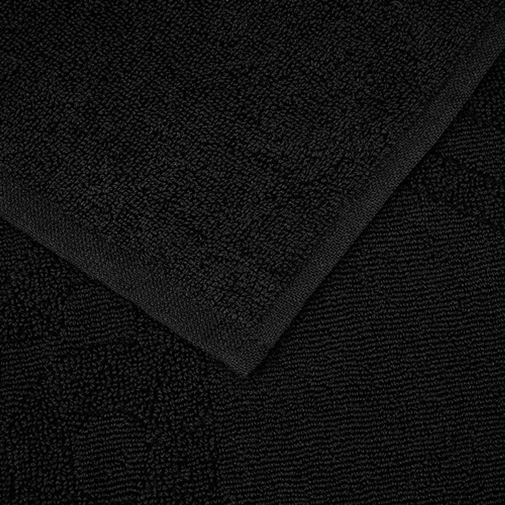 BVB Badetuch BVB Badetuch schwarz 70 x 180 cm, Baumwolle (Packung, 1-St), Schlicht und exklusiv – Bild 3