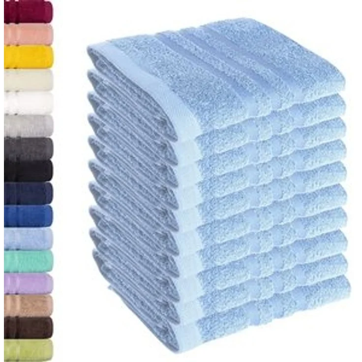 Lavea Seiftuch Elena, 30x30cm aus 100% Baumwolle, einzigartig weiche Seiftücher (Set, 10-St), ideal für die schonende Reinigung von Gesicht und Händen – Bild 6