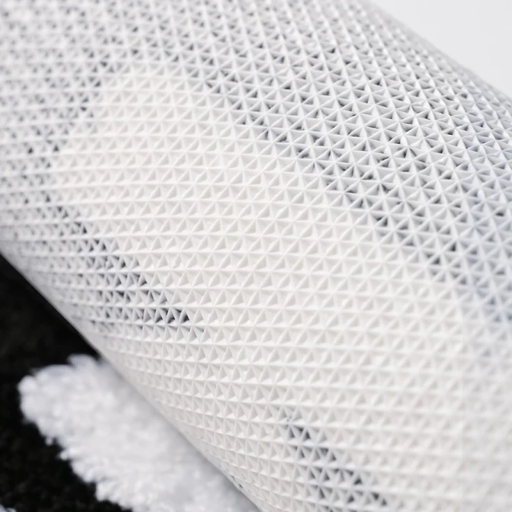 ABC Schwarz-weißer Badezimmerteppich, niedliche Badematte, rutschfest, waschbare Badematte, weicher Mikrofaser-Duschteppich, saugfähiger Badezimmerteppich, 50 x 80 cm – Bild 4