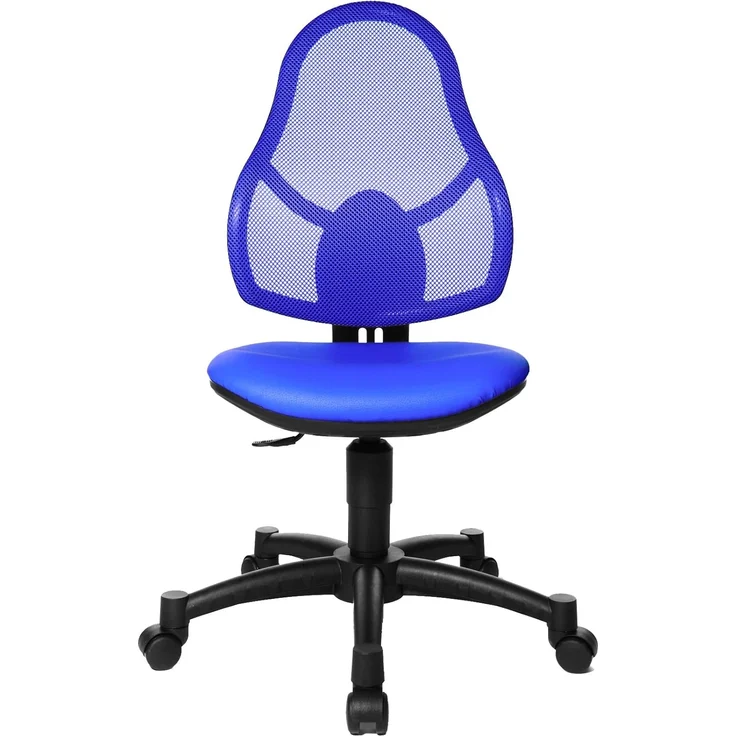 Topstar Open Art Junior, Bürostuhl, Schreibtischstuhl für Kinder und Jugendliche, royal blau & 6991 Rollenset, Hartbodenrollen für Bürostuhl, Rollenset = 5 Rollen für Schreibtischstuhl, schwarz – Bild 2