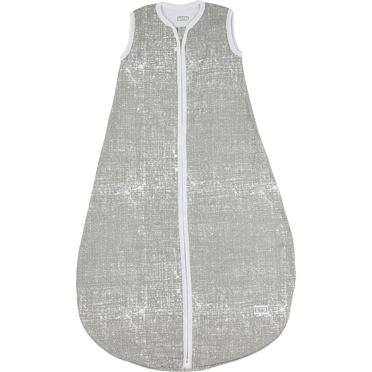 Meyco Fine Lines Sommerschlafsack Grey Größe 74 Grau