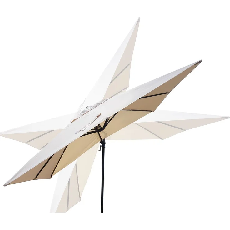 MCW Ampelschirm MCW-A96-15, LxB: 300x400 cm, Mit 5-facher Höhen-/ Neigungswinkelverstellung, Windwiderstandsklasse2 – Bild 3