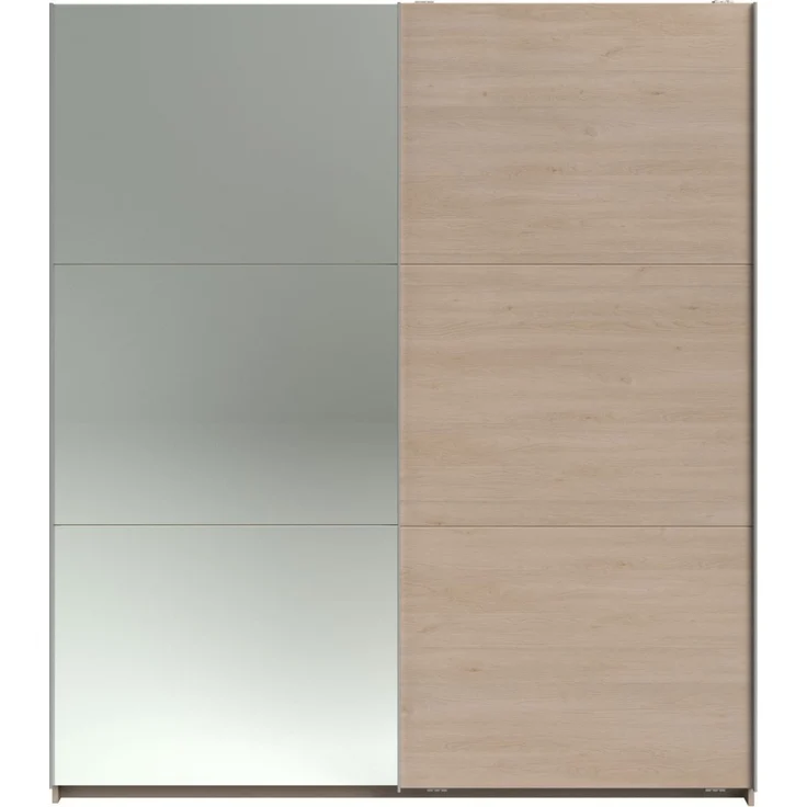 Kleiderschrank Swing in Eiche mit Spiegel 178 cm – Bild 5