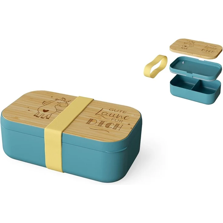 Brotdose Brotbox Vesperdose Lunchbox Geschenk la vida Einhorn 3815821