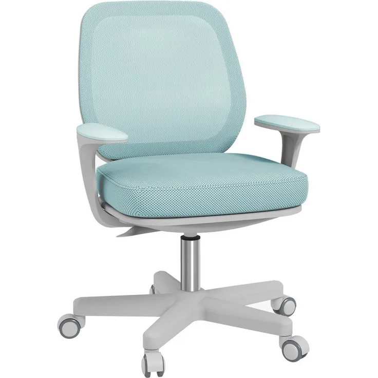 Vinsetto Bürostuhl Höhenverstellbar Computerstuhl mit Drehfunktion (Ergonomisch Schreibtischstuhl, 1 St), für Home-Office, Polyester, Grün
