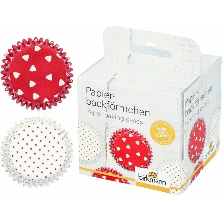 Birkmann Papierbackförmchen 100 Stk. rot passend zu CK – Bild 3