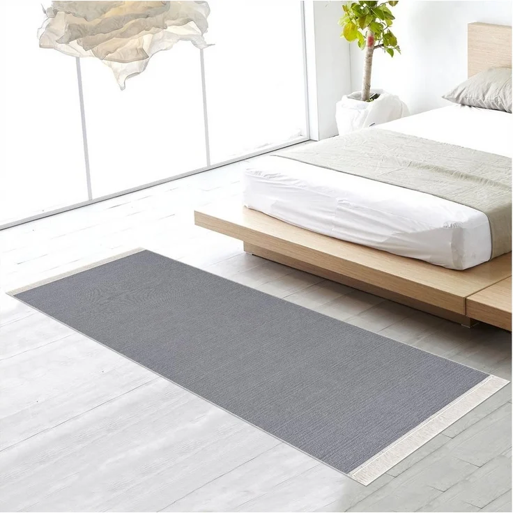 Jimri Teppich Kelim Teppich Wohnzimmer Schlafzimmer Küche, Badezimmer Läufer Flur, Rechteckig, Wendeteppich – Bild 1