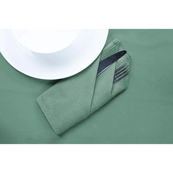 jilda-tex Stoffserviette Serviette 6er Set - Renforce - 100% Bio-Baumwolle, 42x42 cm Bio Baumwolle unifarben Renforce 6er Set – Bild 6