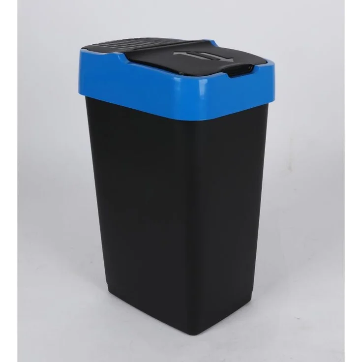 6x Abfalleimer Schwing Klappdeckel 35L Müll Küche Box Behälter Korb Trenner – Bild 6