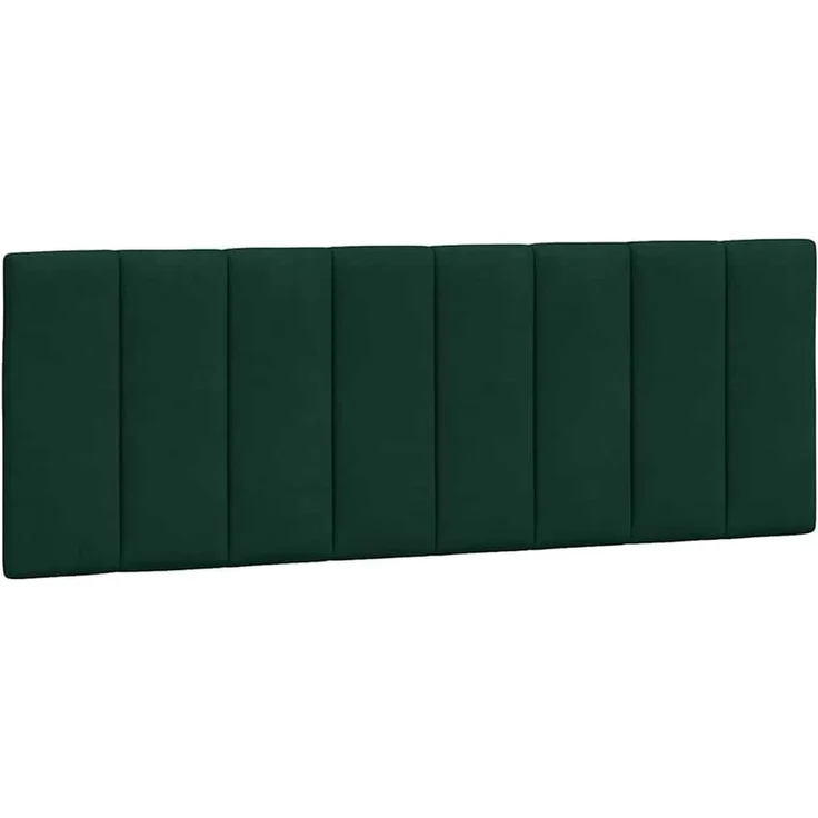 vidaXL Kopfteil-Kissen "Hanko" Dunkelgrün 140 cm Samt Grün – Bild 2