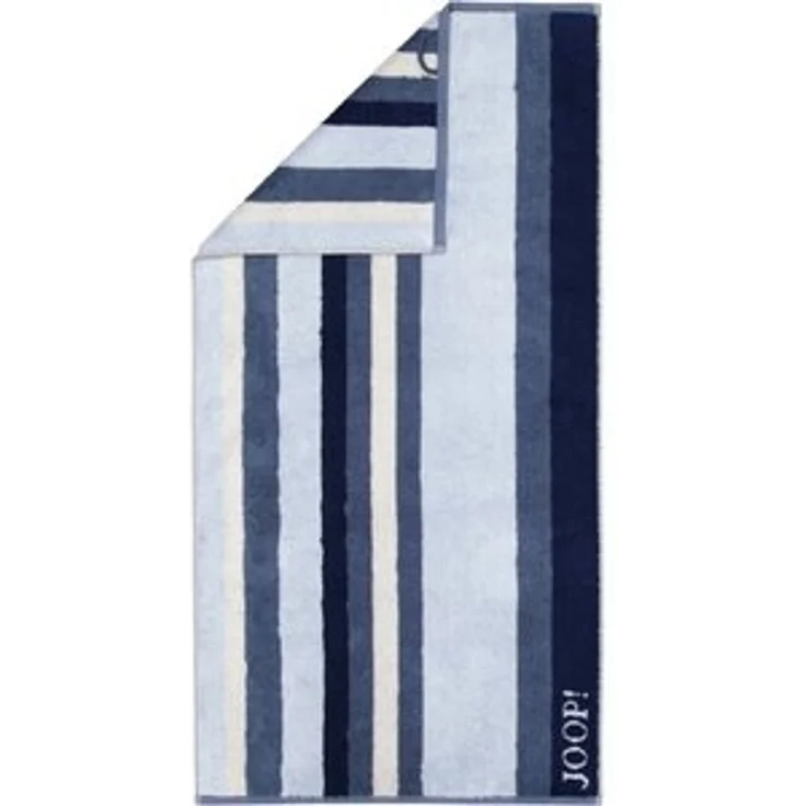 JOOP! Handtuch - Vibe, 50x100 cm, Walkfrottier, Baumwolle, Streifen Blau – Bild 6