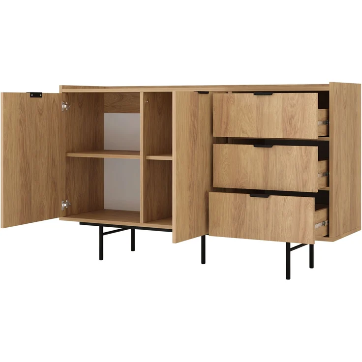 Wohnzimmer-Set Enetori I (Farbe: Nuss Warmia) – Bild 4