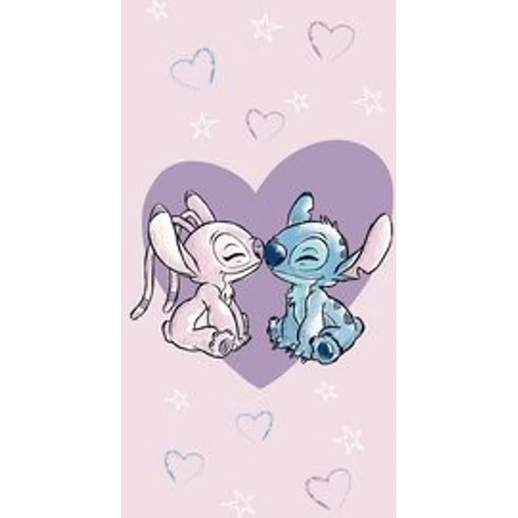 Lilo & Stitch Baumwolle Strandtuch Frottee Badetuch mit Premium Druck, 70x140 cm – Bild 4