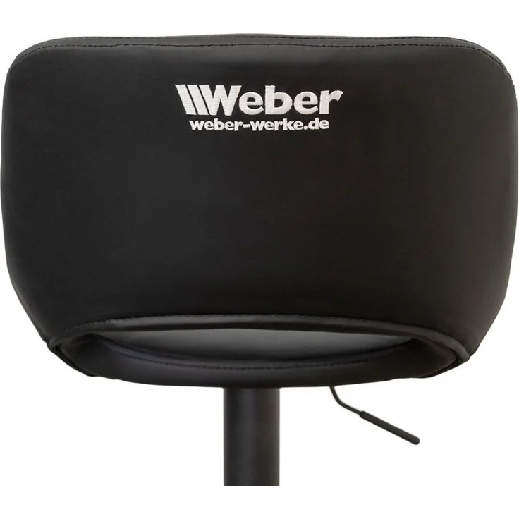 Weber GmbH Barhocker Weber Barhocker schwarz (1 St), bis 120kg, integrierte Fußstütze – Bild 3