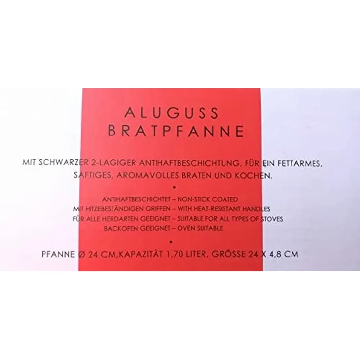 Bratpfanne 24cm, Schwarz – Bild 7