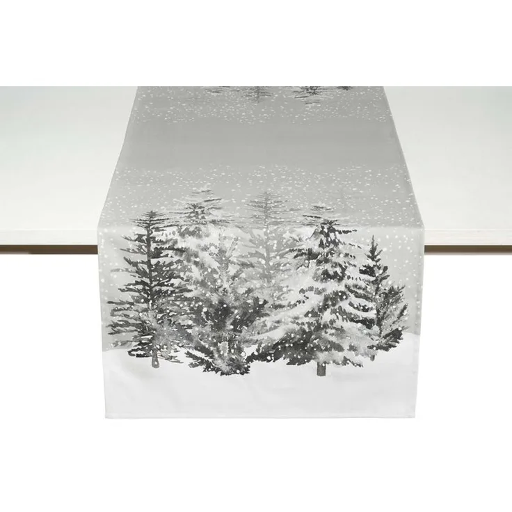 Pichler Tischdecke 130x170 cm Foret grey 100% CO