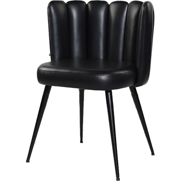 KAWOLA Stuhl JADA Esszimmerstuhl Leder schwarz 79 x 55 x 59 cm – Bild 3