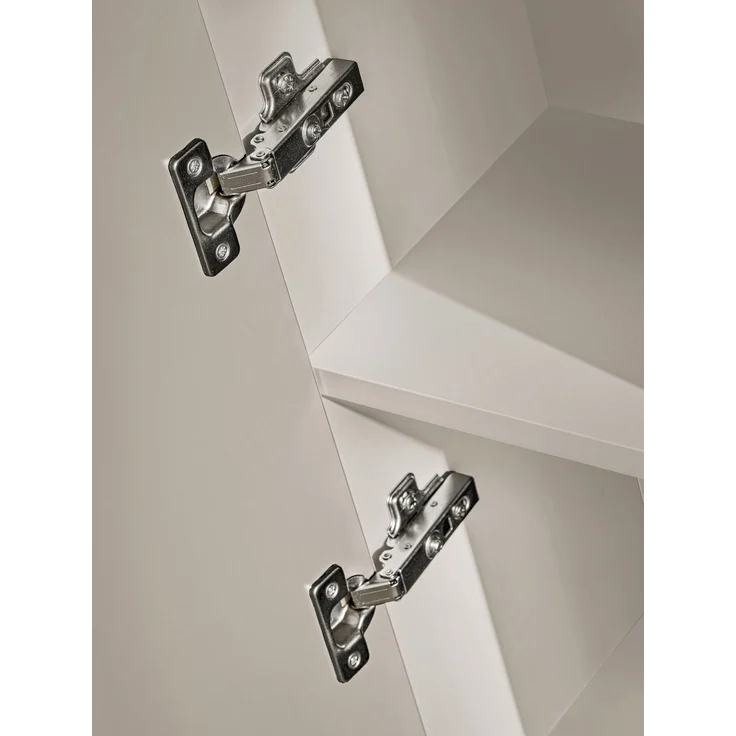 Hochschrank mit 1 Tür (140x25x35cm), Kaschmir matt – Bild 9