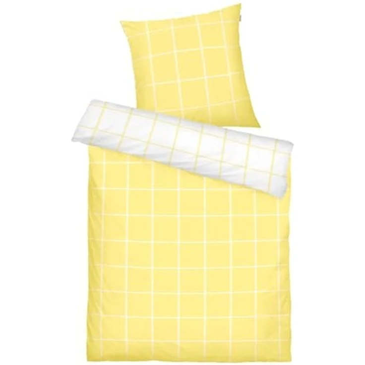TOM TAILOR HOME Bettwäsche LARGE CHECK in Gr. 135x200cm oder 155x220cm, Renforcé, 2 teilig, new bedroom, gewebtes Label – Bild 1
