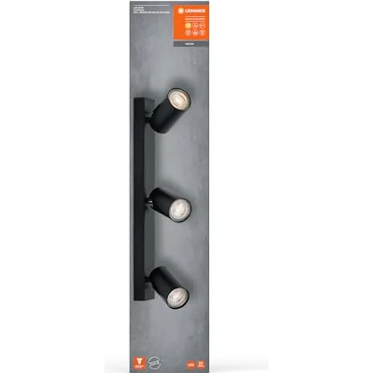 LEDVANCE LED-Spot Octagon GU10 Schwarz 3x3,4W 927 DIM – Bild 8
