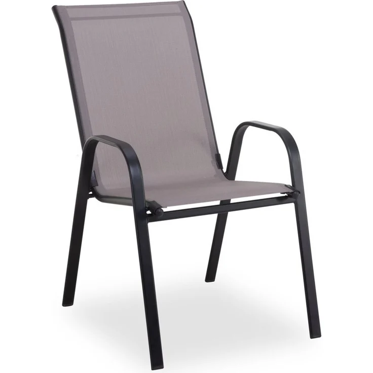 Outdoor Gartenstuhl Gartenstuhl outdoor NILS BHT 54x93x74 cm braun Stapelstuhl Klappstuhl – Bild 5