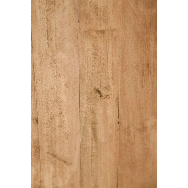 VIVANNO Blumenständer Podest Säule Dekosäule Recycling Holz, Hellbraun – Bild 6