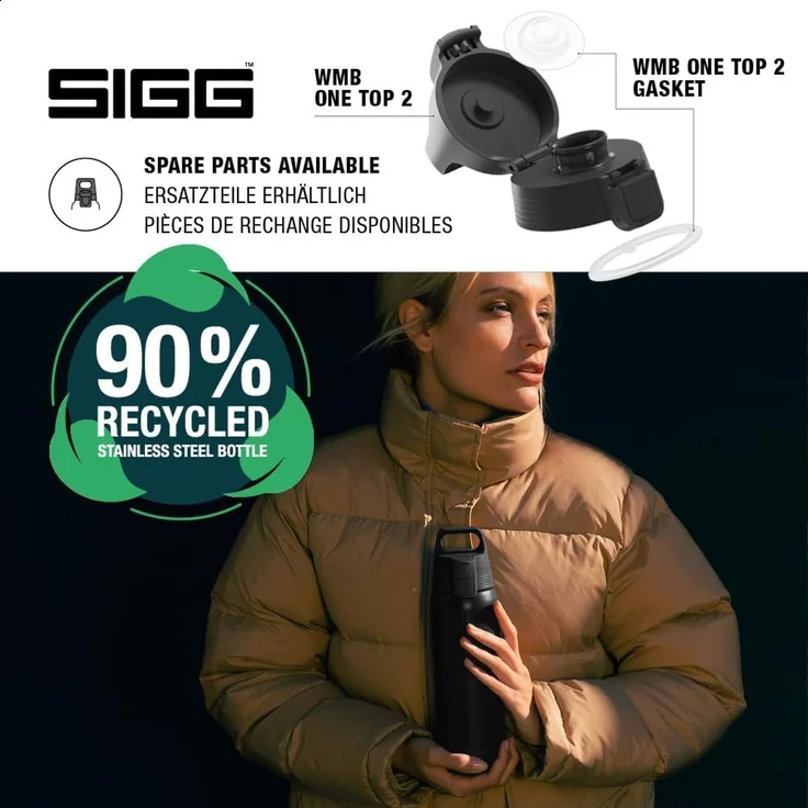 SIGG 6053.10 0 75 l Schwarz Edelstahl 8 h 54 h Camping – Bild 4