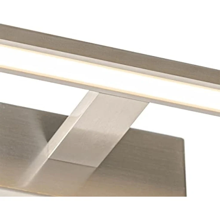 Qazqa Wandleuchte Jerre, LED fest integriert, (nicht austauschbare) LED, Stahl, Design, Stahl, 1-flammig – Bild 2