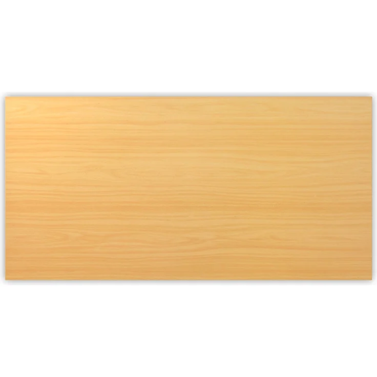 bümö Tischplatte 200x100 cm in Buche, Schreibtischplatte aus Holz, Holzplatte, Spanplatte kratzfest beschichtet, ABS-Kante, 120 kg Tragkraft für DIY Homeoffice Schreibtisch & mehr, PL-2E-6