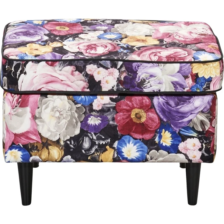 Fußhocker >LAUREL< in Flower; rose - 63x43x42 (BxHxT) – Bild 2