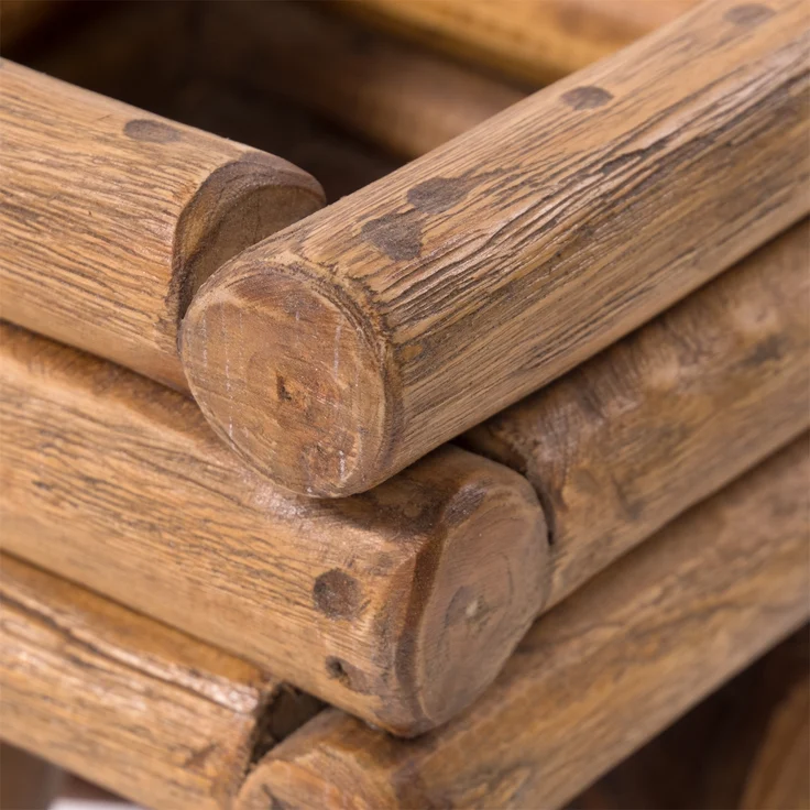 Blumentisch Twist Teakholz – Bild 4