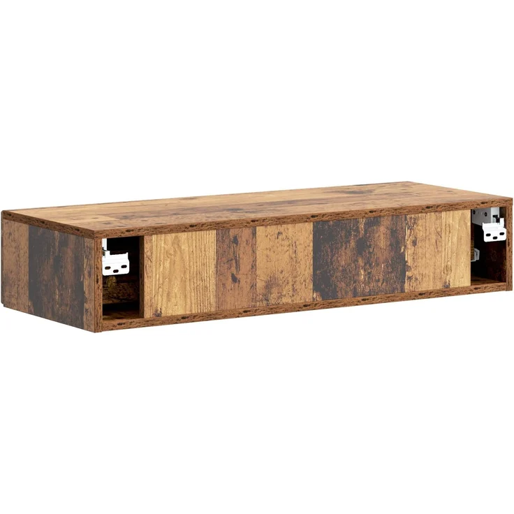 vidaXL Wandmontierter Beistelltisch Altholz 87,5 x 34,5 x 17 cm 898163 – Bild 7