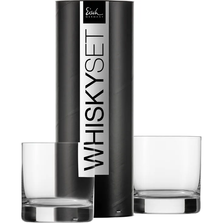 Eisch Gentleman Whiskyglas 400 ml platin 2er Set