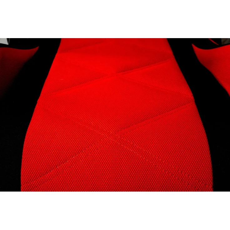 Novel 'VIKTOR' Gaming Stuhl, Stoff rot/ schwarz, 67 x 131 x 51 cm, höhenverstellbar und 140 kg belastbar – Bild 5