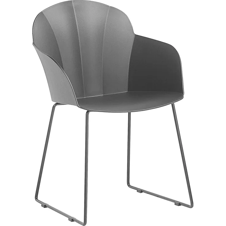 Esszimmerstuhl schwarz 2er Set SYLVA
