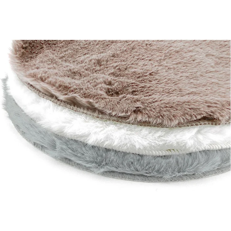 heimtexland Sitzkissen Sitzkissen Fellimitat kuschelweich Stuhlkissen, Stuhlauflage Bankkissen I flauschig weich I bequem & wärmend – Bild 3