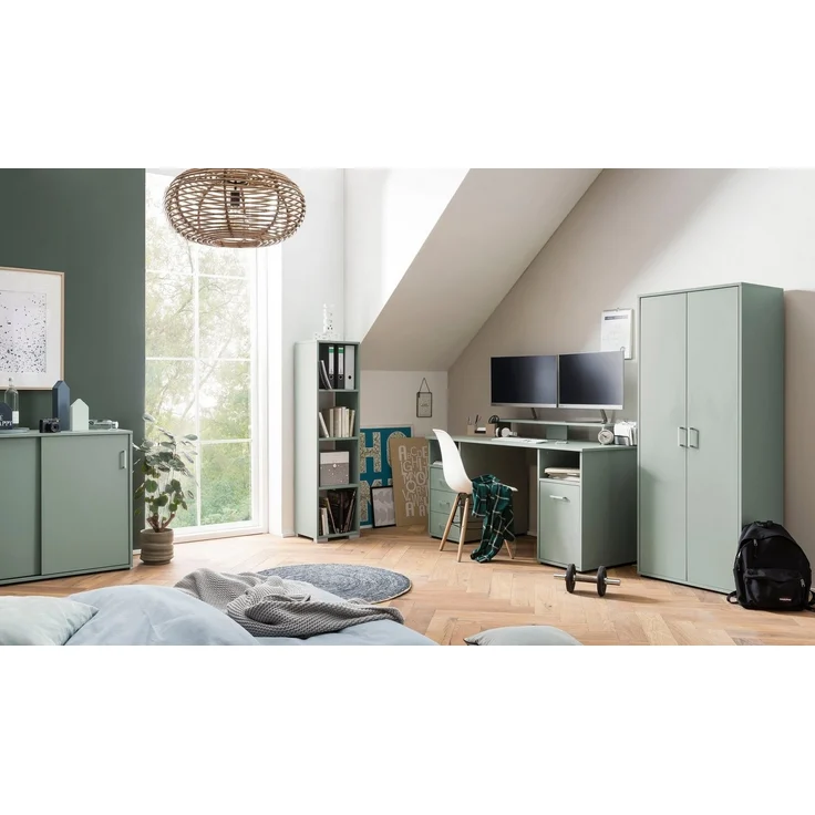 Schildmeyer Aktenschrank Baku Stauraumschrank, 65x163 cm, Türen mit Soft-Close-Funktion – Bild 2