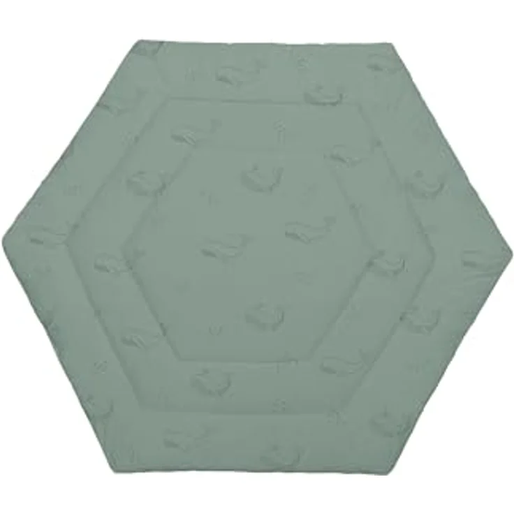 Fillikid Einlage Laufstall 6-eckig Exklusiv | Krabbeldecke Laufgitter 124 cm | Schutzeinlage Laufgitter weich gepolstert | Spieldecke waschbar | Laufgittereinlage – Bild 1