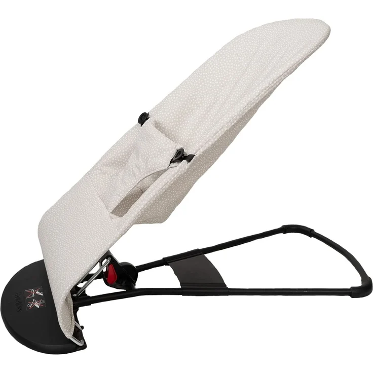 Bezug für BabyBjörn Balance Soft Hängematte (ersetzt Originalpolster), hypoallergen, sehr weich, atmungsaktiv (Bio-Baumwolle, Sterne, Beige) – Bild 2