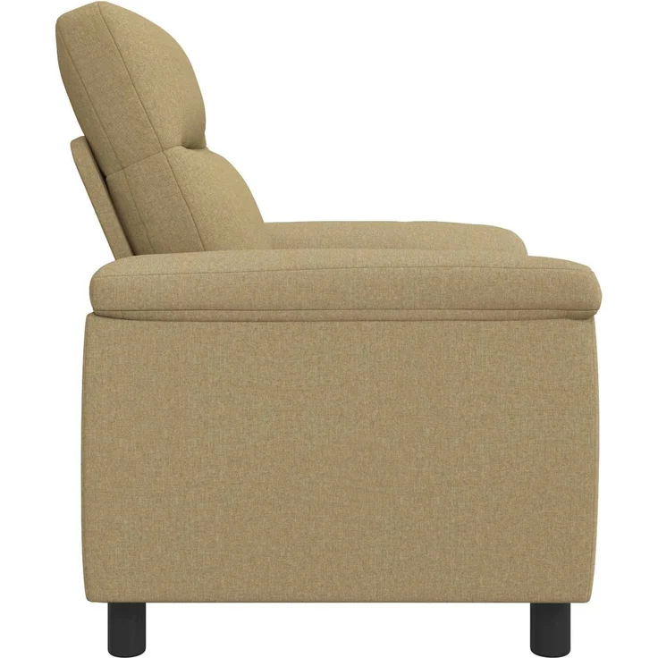 vidaXL Sofa Hellbraun 95 x 90 x 95 cm Stoff 42040913 – Bild 3