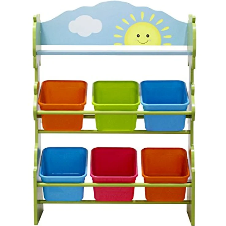 Fantasy Fields Kinder Blau Holz Fächerschrank Regal Spielzeug Tiere TD-12242AR – Bild 3