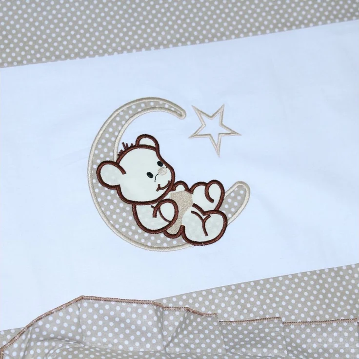 Primawela Babybettwäsche Kinderwagenset Baby Bettwäsche für Kinderwagen Bezüge Decke Kissen, 4 teilig – Bild 2