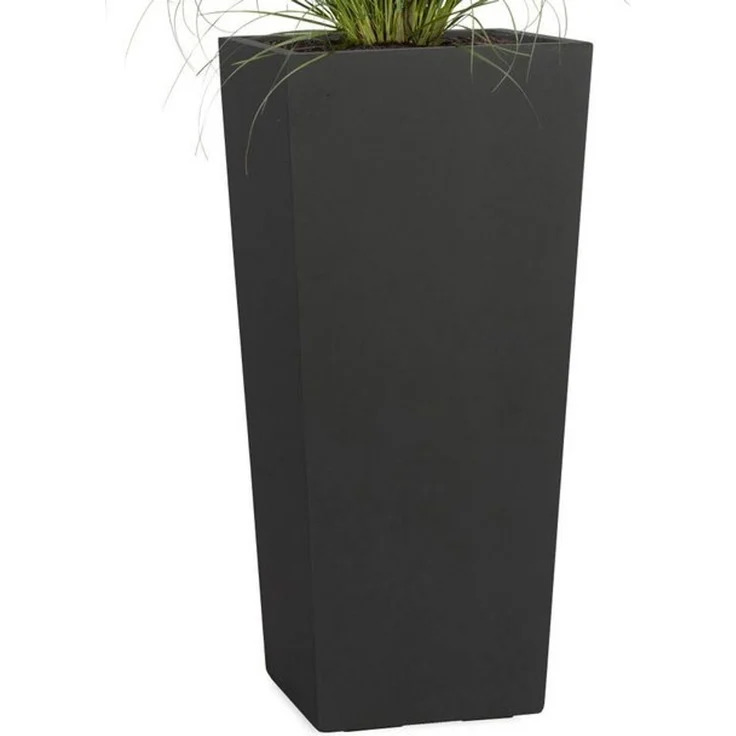 Pflanzwerk® Pflanzkübel CONIC Premium Blumenkübel Pflanzsäule Fiberglas mit Lotus-Effekt, Fiberglas - Handgefertigt - Rechteckig - Frostbeständig – Bild 4